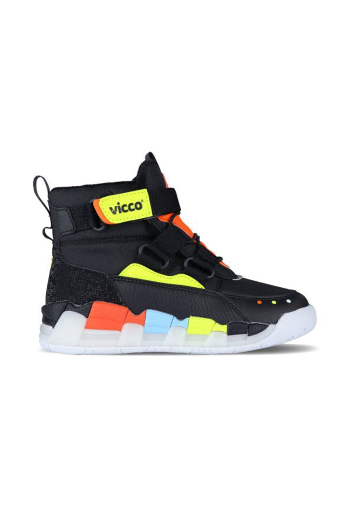 Vicco LESİ Filet Işıklı Phylon Spor Ayakkabı Çocuk Siyah 946.F24K.426