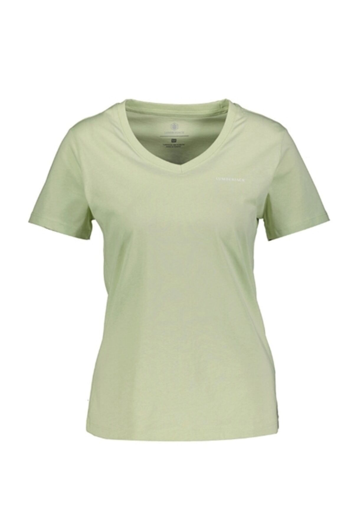 Lumberjack Basic Kadın Tişört Yeşil W-ct126 101349492