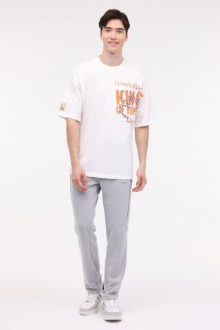 Lumberjack ML JAYSE 11SK1013 4FX Ekru Erkek Kısa Kol T-Shirt