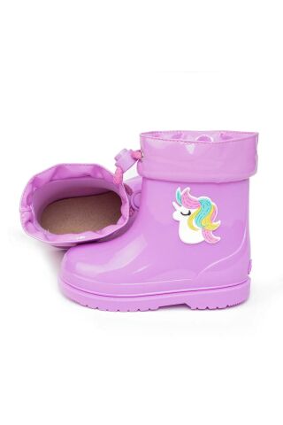 IGOR W10253 Bimbi Unicorn Yağmur Çizmesi Malva/Mor
