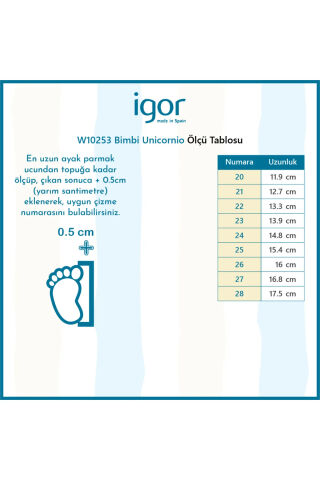 IGOR W10253 Bimbi Unicorn Yağmur Çizmesi Malva/Mor