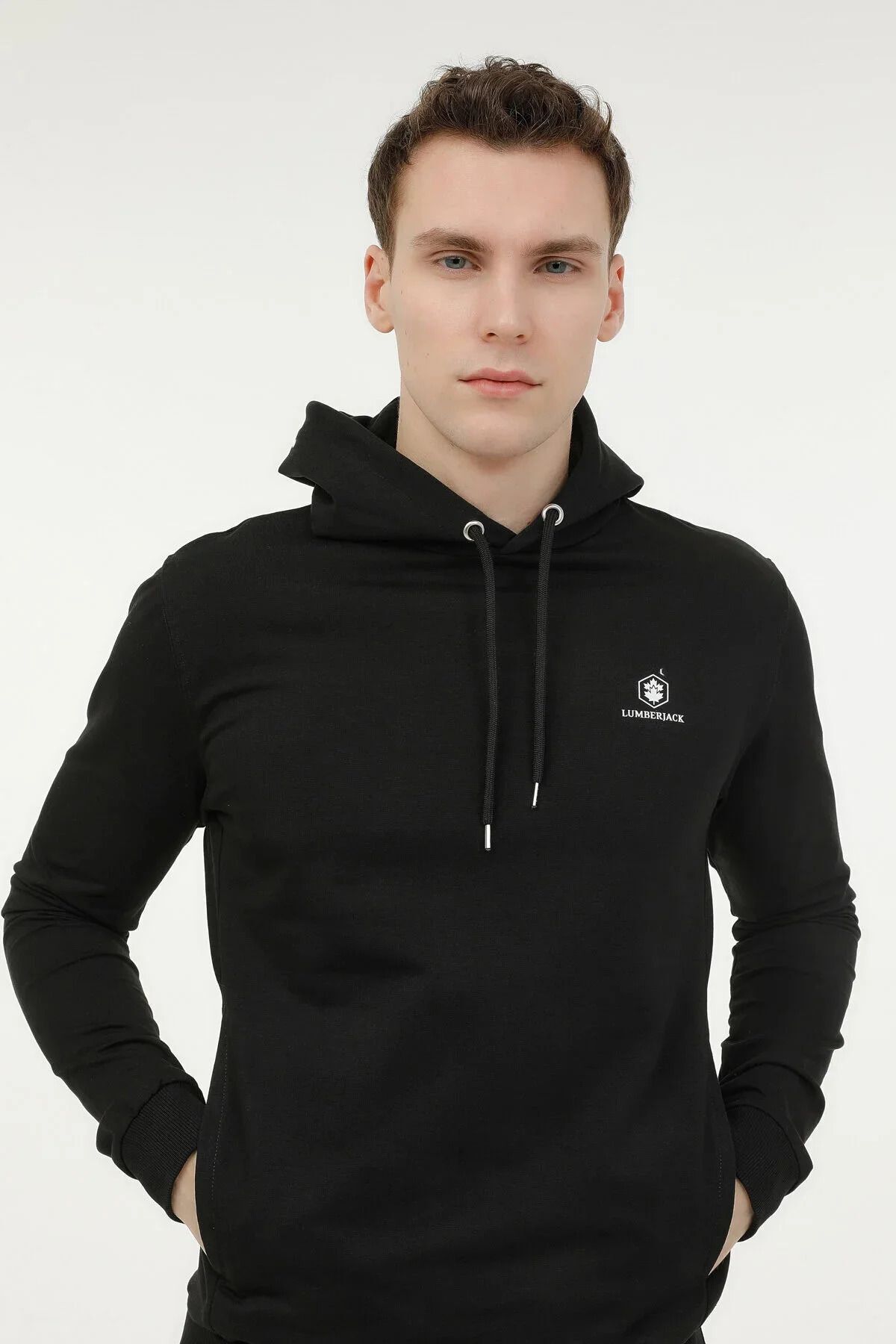 LUMBERJACK SN73 Erkek Sweat Siyah 101059809