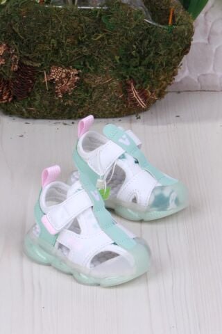 Vicco  Live Beyaz İlk Adım  Işıklı Kız Çocuk Sandalet