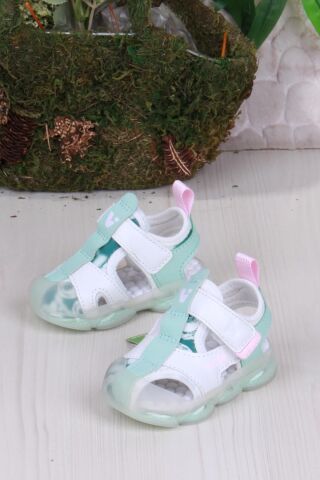 Vicco  Live Beyaz İlk Adım  Işıklı Kız Çocuk Sandalet