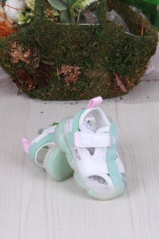 Vicco  Live Beyaz İlk Adım  Işıklı Kız Çocuk Sandalet