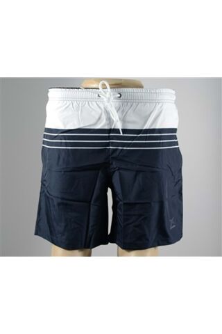 Kinetix Sn344 Caro Swım Short Erkek Deniz Şortu - Beyaz-lacivert