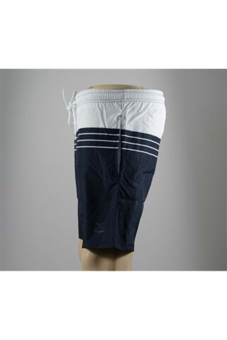 Kinetix Sn344 Caro Swım Short Erkek Deniz Şortu - Beyaz-lacivert