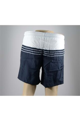 Kinetix Sn344 Caro Swım Short Erkek Deniz Şortu - Beyaz-lacivert
