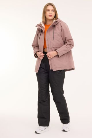 Lumberjack WL ZOE 2URB4 4PR Kahverengi Kadın Kısa Kaban