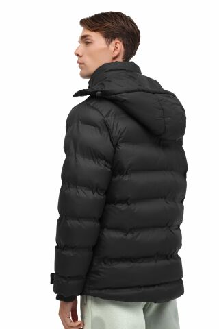 Lumberjack ML YAOCAN 1ARW-115 5PR Siyah Erkek Kısa Kaban