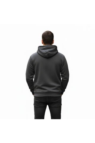 Lumberjack SN73 Erkek Gri Kapüşonlu Sweatshirt