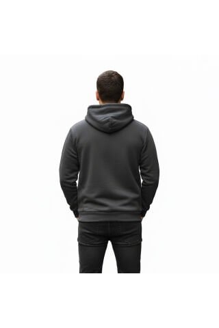 Lumberjack SN73 Erkek Gri Kapüşonlu Sweatshirt