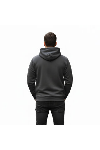 Lumberjack SN73 Erkek Gri Kapüşonlu Sweatshirt