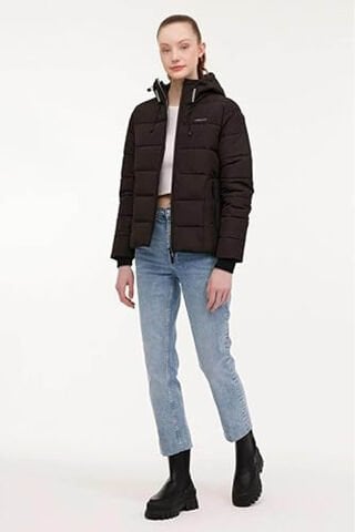 Lumberjack 5W Wl Apreskı 2Sn31 5Pr Siyah Kadın Kaban A102026859