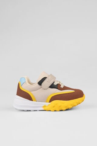 Vicco Surf 346B25K253 Bej Ortopedik Günlük Erkek Çocuk Spor Ayakkabı