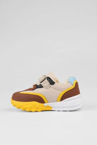 Vicco Surf 346B25K253 Bej Ortopedik Günlük Erkek Çocuk Spor Ayakkabı