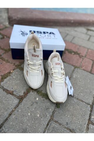 U.S. Polo Assn. U.S. POLO ORTABETİK CİLT SPOR AYAKKABI ISABELLA BEJ