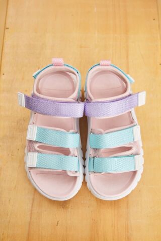 Vicco VİCCO CUBE KIZ ÇOCUK SANDALET PUDRA