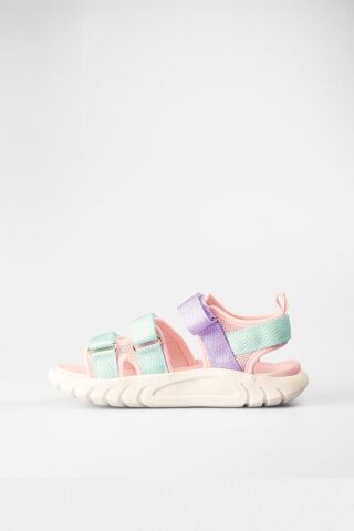 Vicco VİCCO CUBE KIZ ÇOCUK SANDALET PUDRA