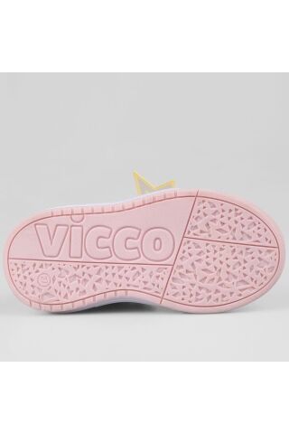 Vicco Yenni Phylon Kauçuk Taban Ortopedik Işıklı Çocuk Bot PUDRA