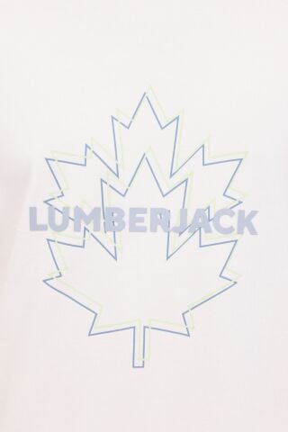 Lumberjack ML WALTER 11WK1005 4FX Ekru Erkek Kısa Kol T-Shirt