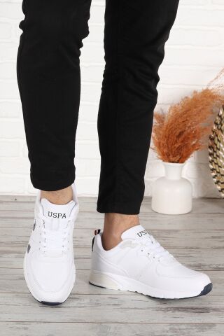 U.S. Polo Assn. U.s Polo Assn Vance 2pr Ortopedik Hafif Unisex Beyaz Günlük Sneaker Ayakakbı