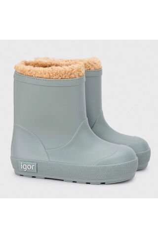 IGOR Yogi Borreguito İçi Kürklü Unisex Çocuk Yağmur Çizmesi VERDE