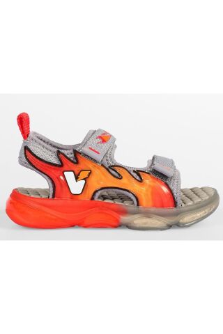 Vicco Jack Ortopedik Işıklı Çocuk Sandalet GRİ