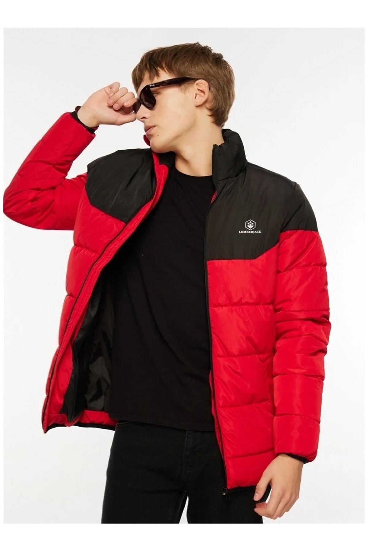 Lumberjack 3W Ml Adalbert-Cb Coat 3Pr Erkek Mont 101398575Kırmızı