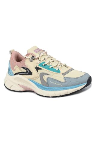 Jump 30866 Bej Sneaker Kadın Spor Ayakkabı