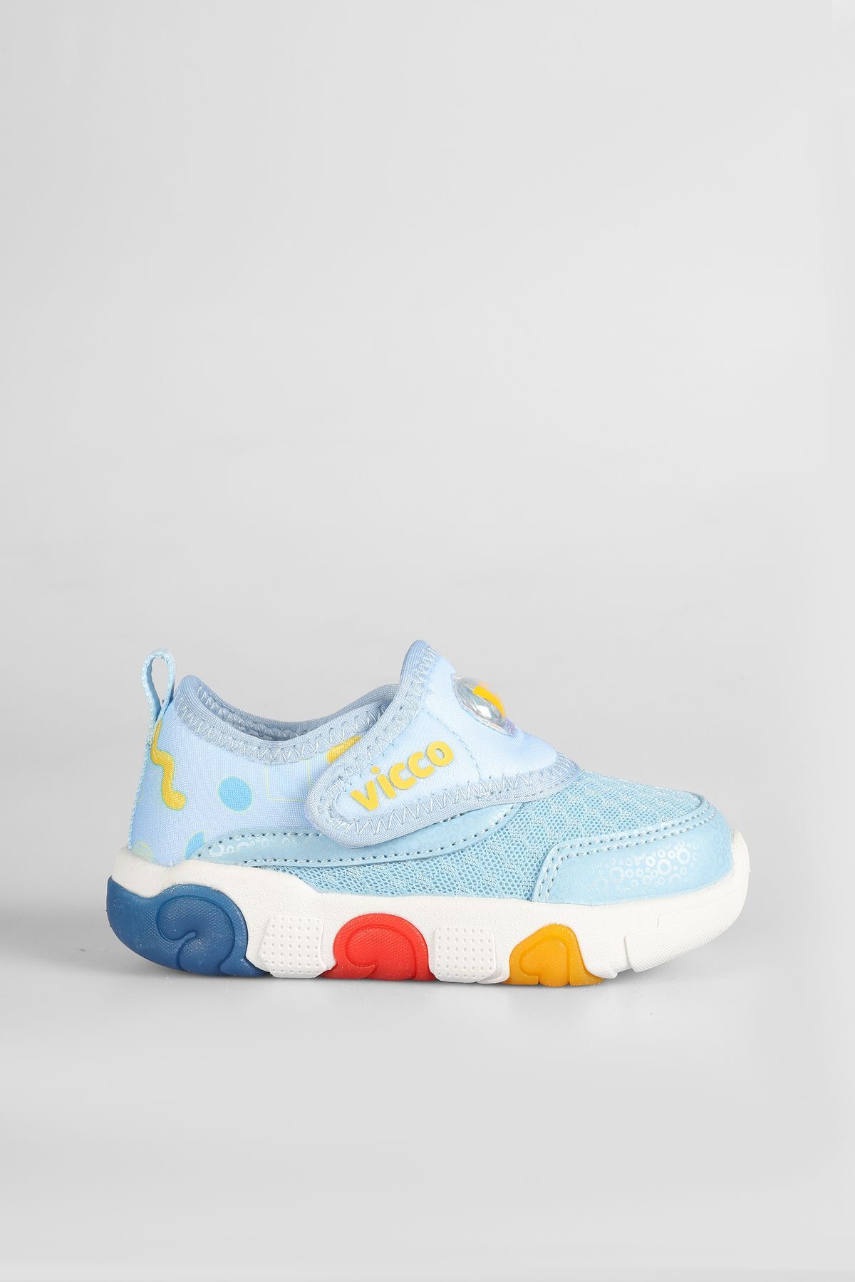 Vicco Sort Işıklı Erkek Bebek Mavi Spor Ayakkabı