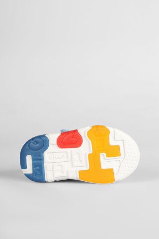 Vicco Sort Işıklı Erkek Bebek Mavi Spor Ayakkabı