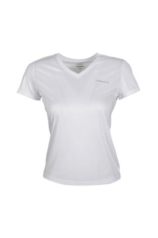LUMBERJACK CT127 BASIC PES V NECK T- BEYAZ Kadın T-Shirt -
