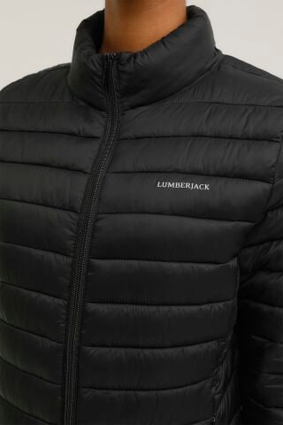 Lumberjack W-sn28 Basıc Padded Coat Sıyah Kadın Mont