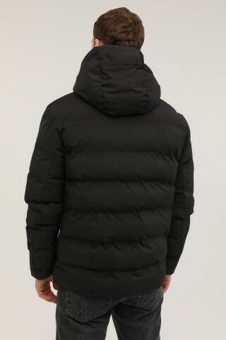Lumberjack M-sn22 Nolan Coat 2pr Siyah Erkek Kısa Kaban