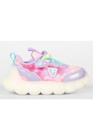 Vicco Kız Çocuk Pembe Işıklı Balloon Sneaker