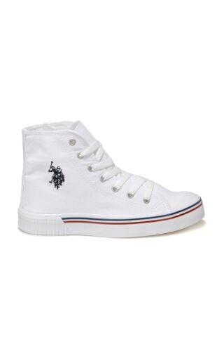 U.S. Polo Assn. Kadın Beyaz Penelope Hıgh 1fx Havuz Taban Sneaker