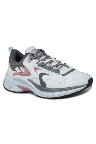 Jump 30866 Gri - Bordo Kadın Sneaker Günlük Spor Ayakkabı