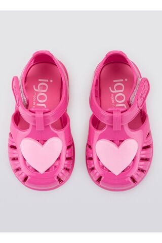 IGOR Çocuk Cırtlı Sandalet S10310 Tobby Gloss Love