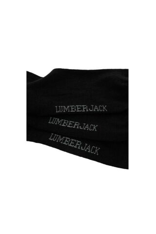 Lumberjack Danny 3 lü Siyah Erkek Çorap