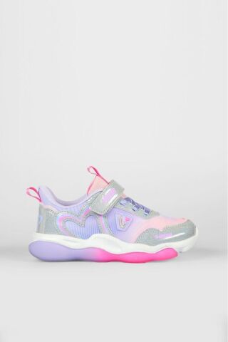 Vicco Heart 346.F25Y.215 Anatomik Taban Kız Çocuk Işıklı Spor Ayakkabı Lila