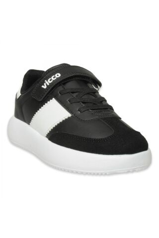 Vicco 346.F26K.263 Flex Patik Günlük Siyah-Beyaz Çocuk Spor Ayakkabı