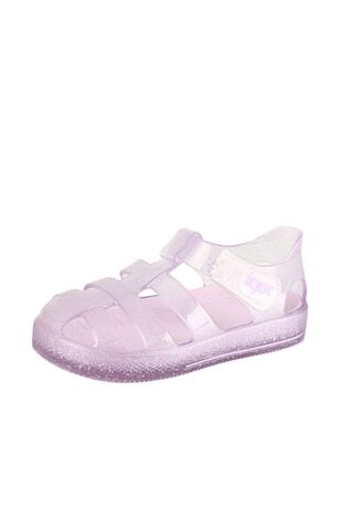 IGOR S10265 Star Glitter Çocuk Simli Mor Sandalet S10265-IGR212