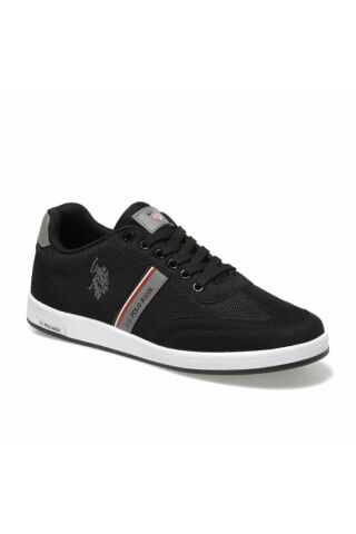 U.S. Polo Assn. Kares  Siyah Erkek Sneaker Spor Ayakkabı