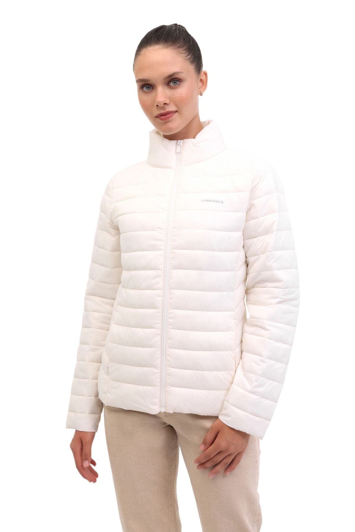 Lumberjack WB PADDED 1SN28 5PR Bej Kadın Mont