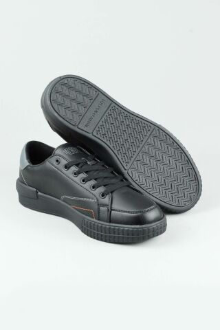 U.S. Polo Assn. MAYK 4PR Siyah Erkek Sneaker Spor Ayakkabı-Siyah