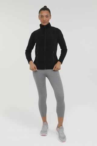 Lumberjack W-sn158 Basıc Polar Pocke Siyah Kadın Polar