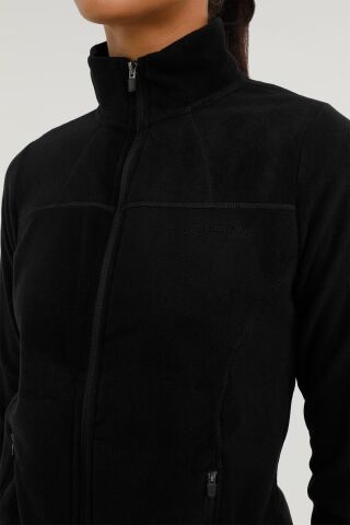 Lumberjack W-sn158 Basıc Polar Pocke Siyah Kadın Polar