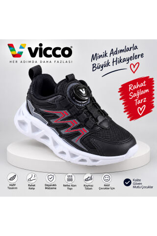 Vicco Aleda Çocuk ayakkabısı 346.P26K.142-Siyah