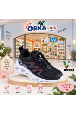 Vicco Aleda Çocuk ayakkabısı 346.P26K.142-Siyah